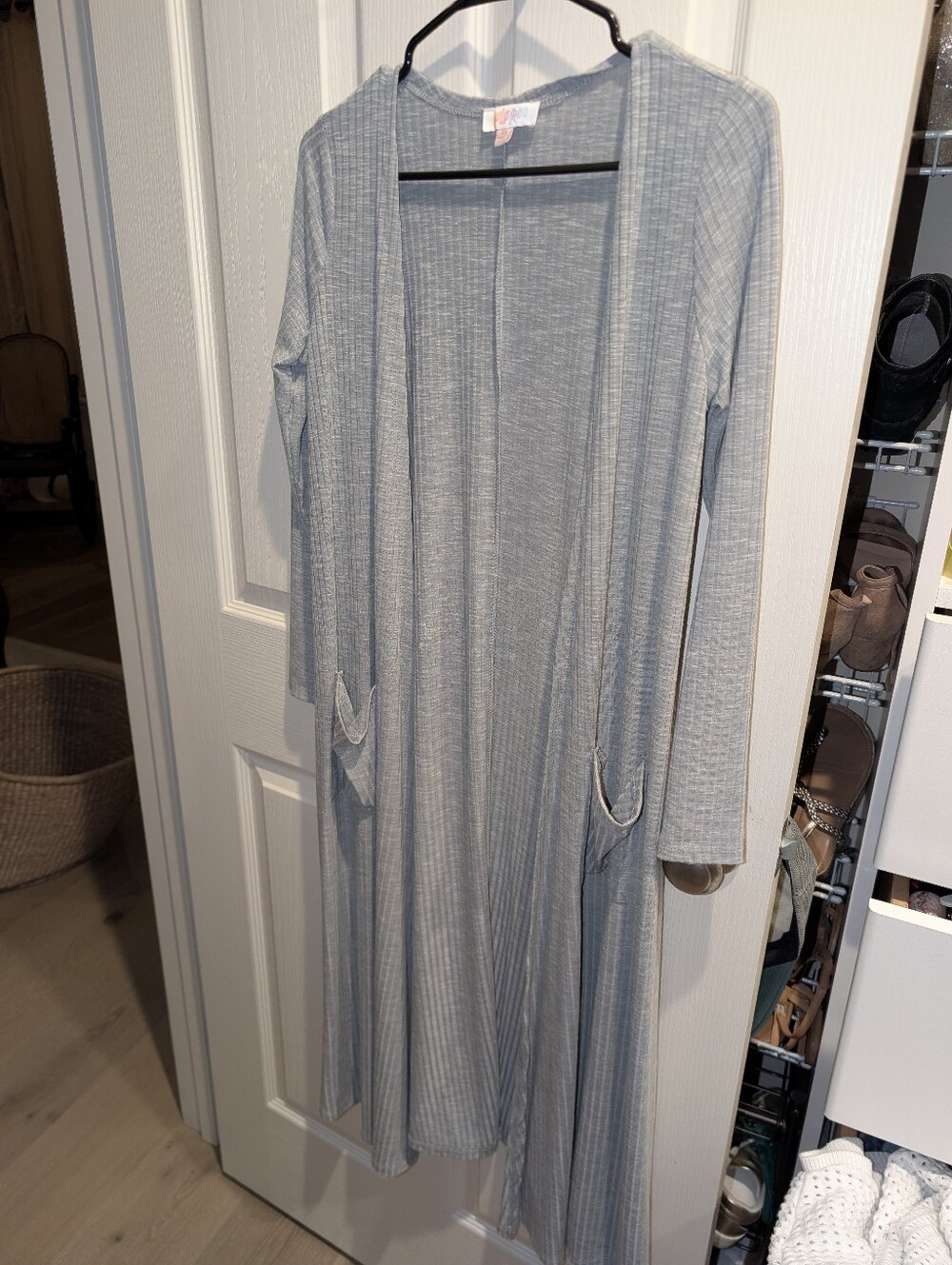 Lularoe Women's Long Ribbed Duster
